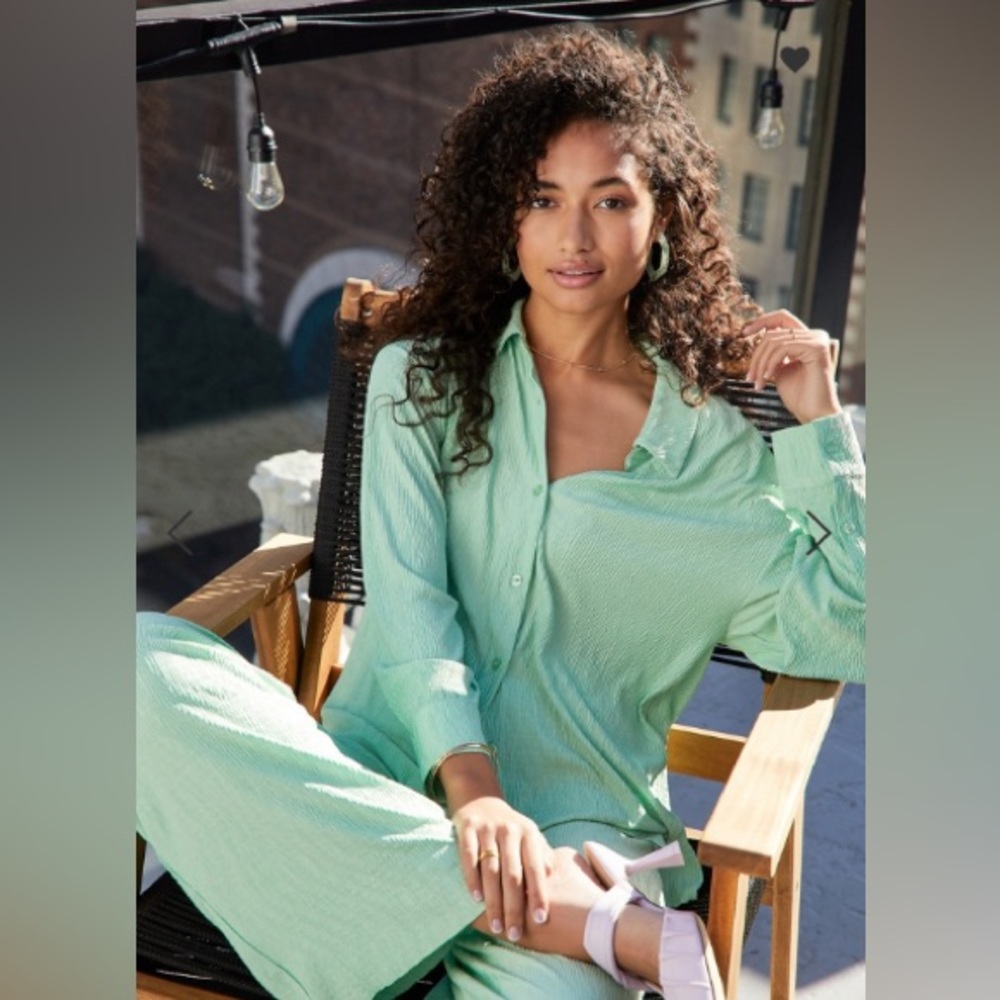 Just Fab Matching Plisse set